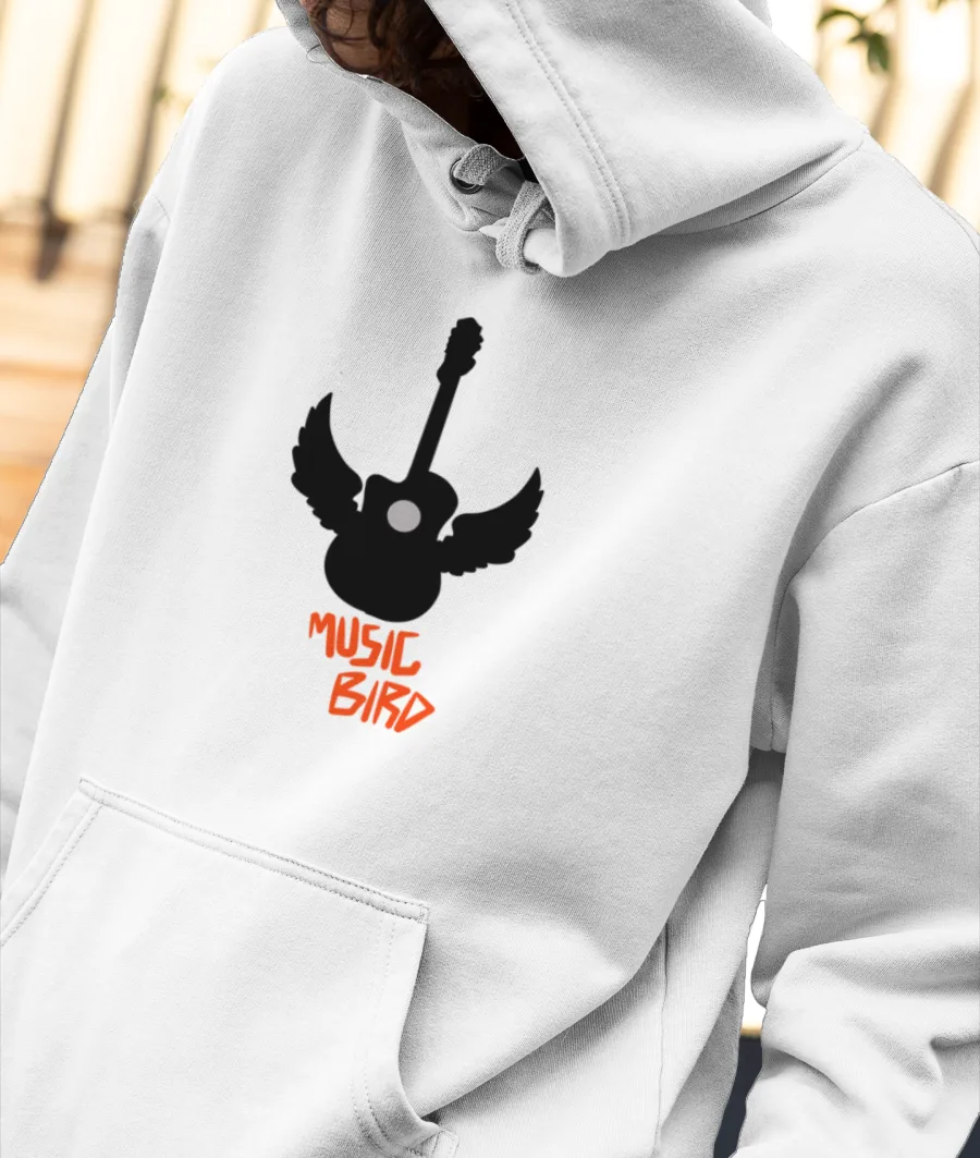 Music Bird Front-Printed Hoodie