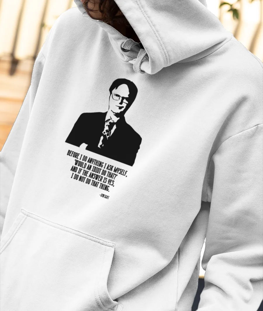 The Office: Dwight Schrute funny  Front-Printed Hoodie