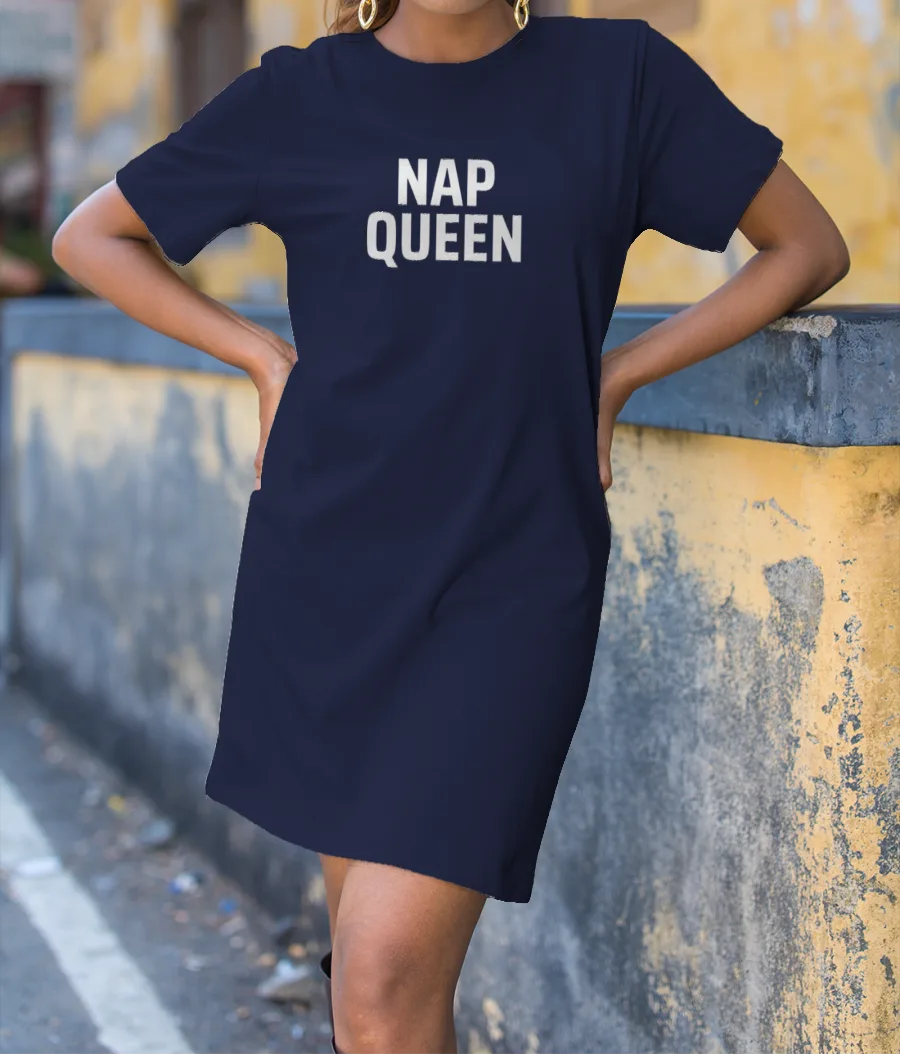 Nap Queen T-Shirt Dress