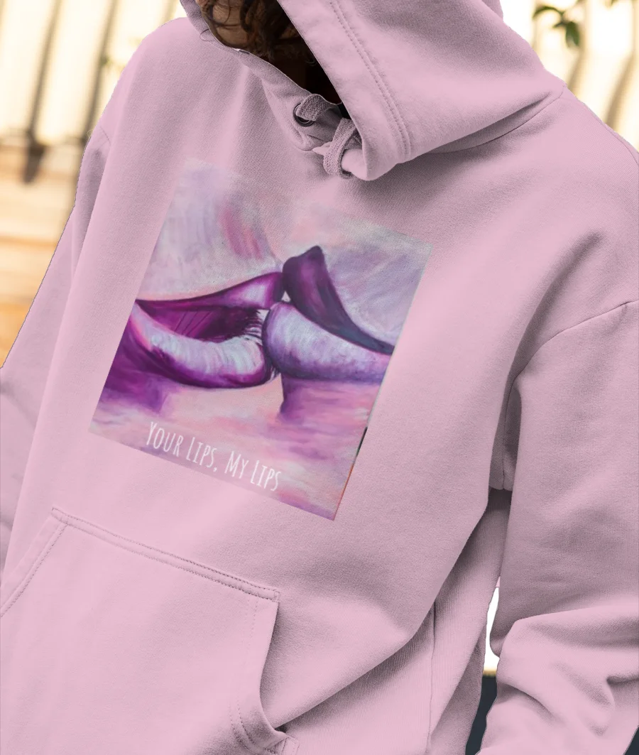 Your Lips, My Lips Front-Printed Hoodie