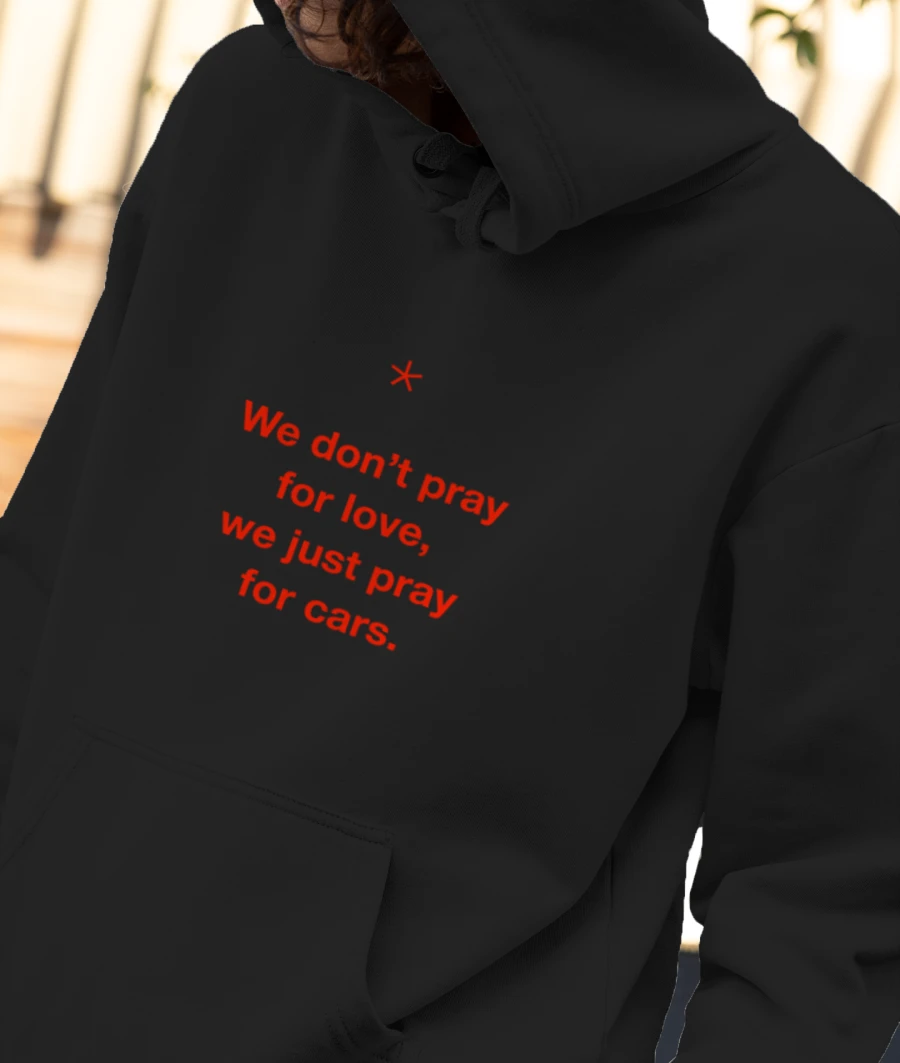 We pray for cars 