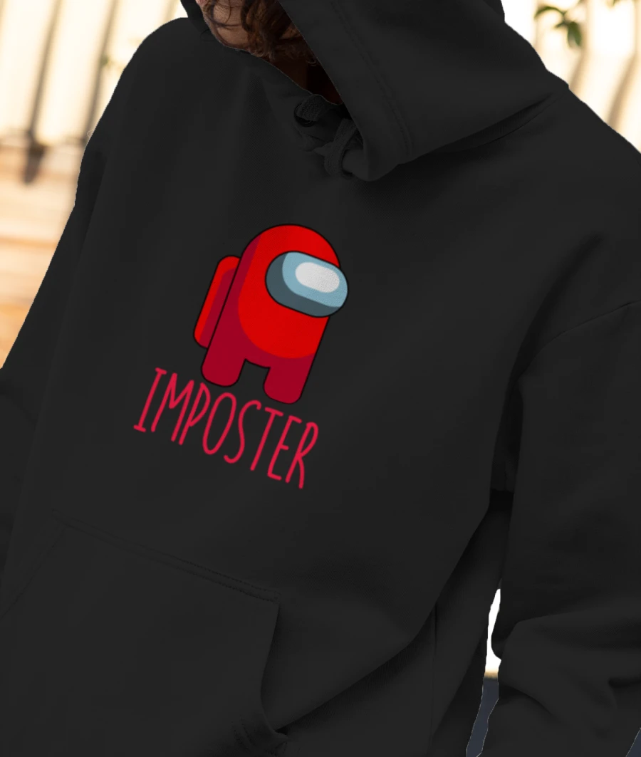 Imposter Front-Printed Hoodie