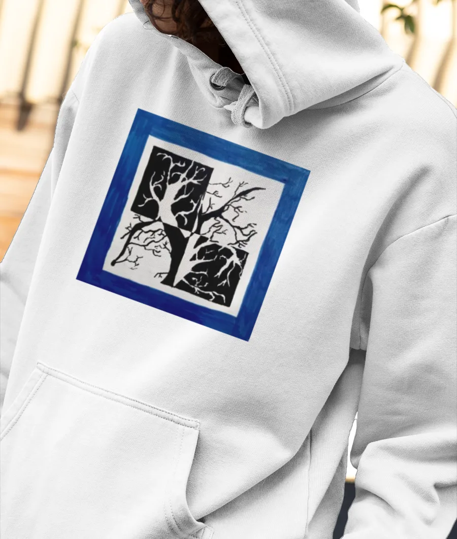 Cool Front-Printed Hoodie