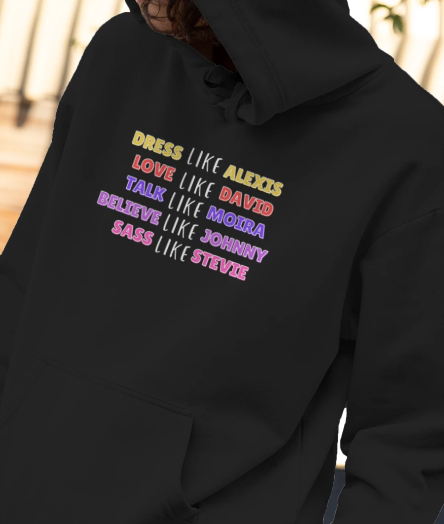 Schitt’s Creek characters  Front-Printed Hoodie