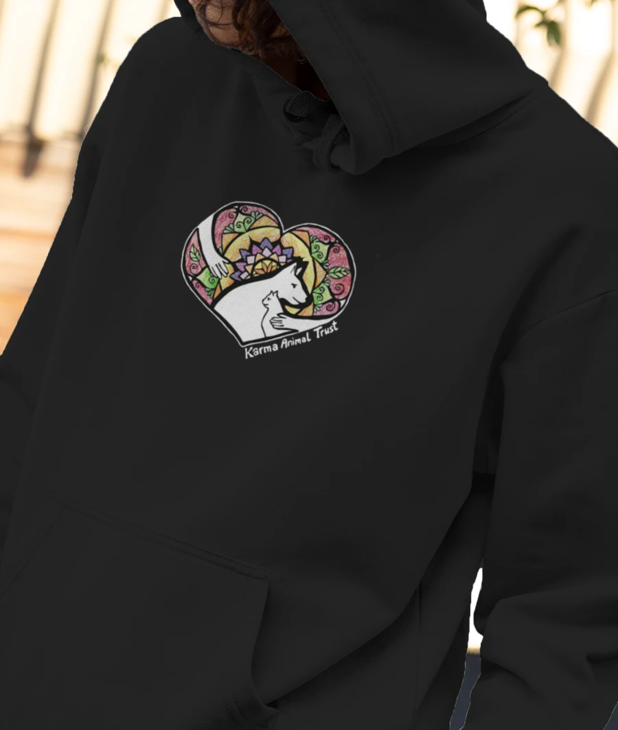 I love animals! Front-Printed Hoodie