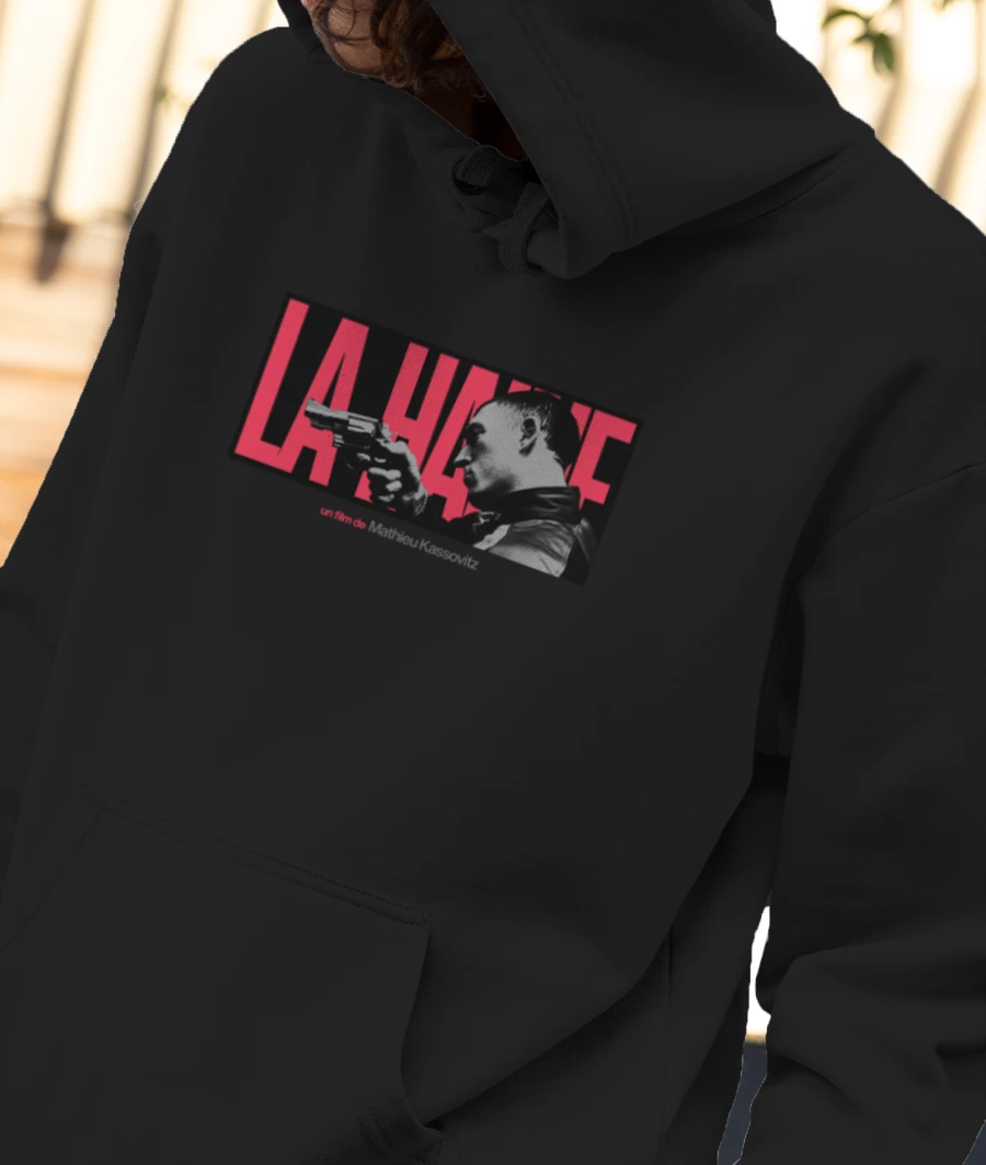 La Haine – French Cinema Front-Printed Hoodie