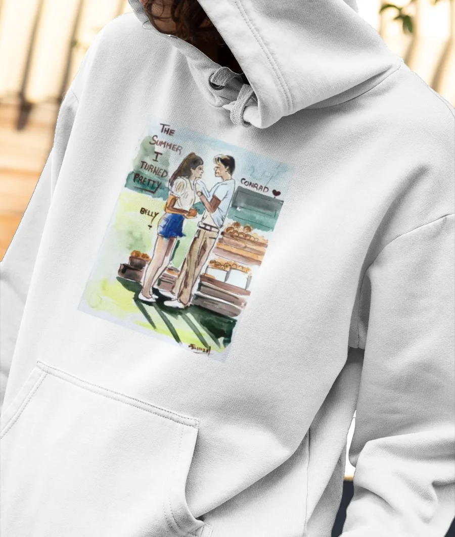 The summer i turned pretty  Front-Printed Hoodie