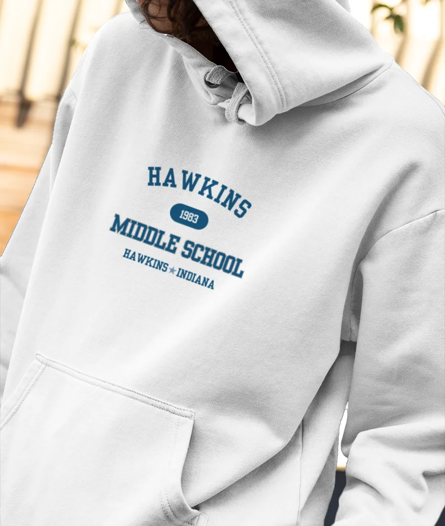 Stranger Things Front-Printed Hoodie