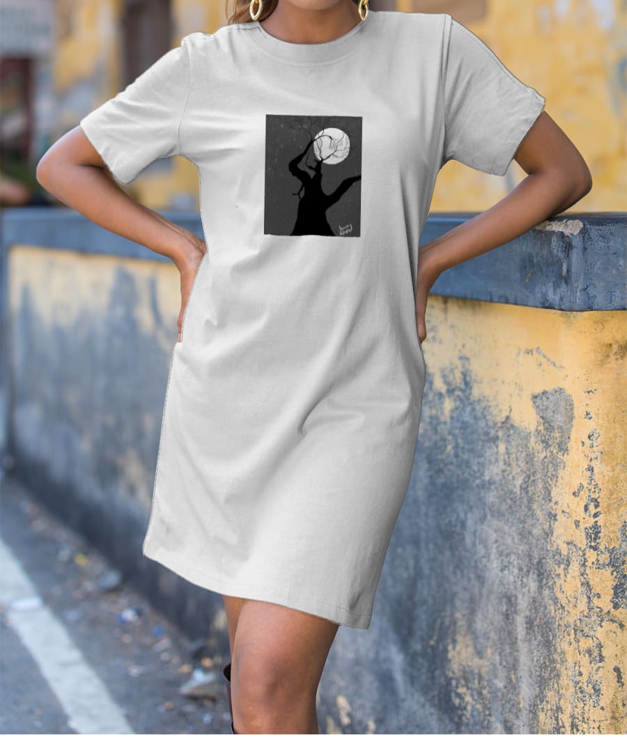 Ode to Moon T-Shirt Dress