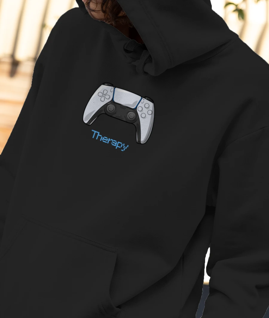 Gaming Therapy 2 Front-Printed Hoodie