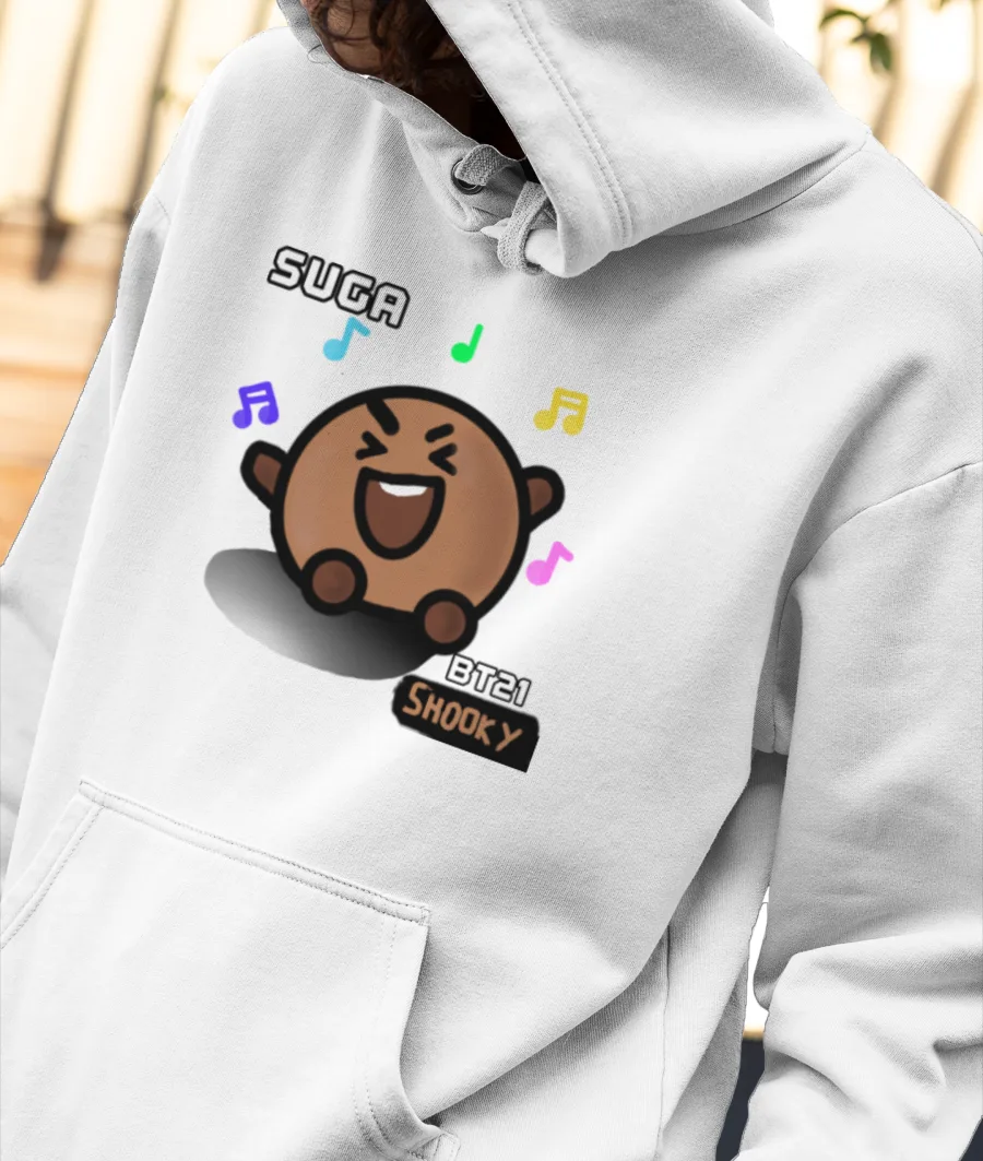 Shooky Front-Printed Hoodie