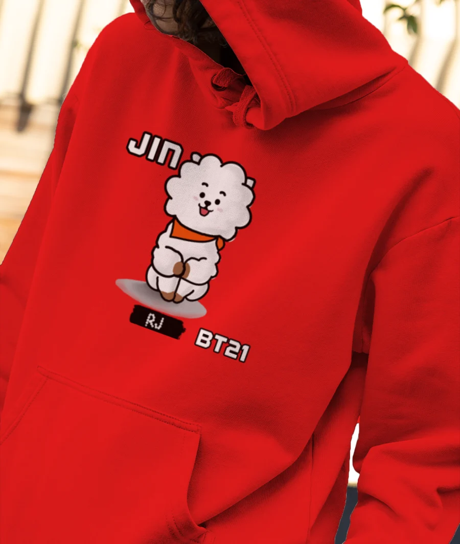 RJ Front-Printed Hoodie