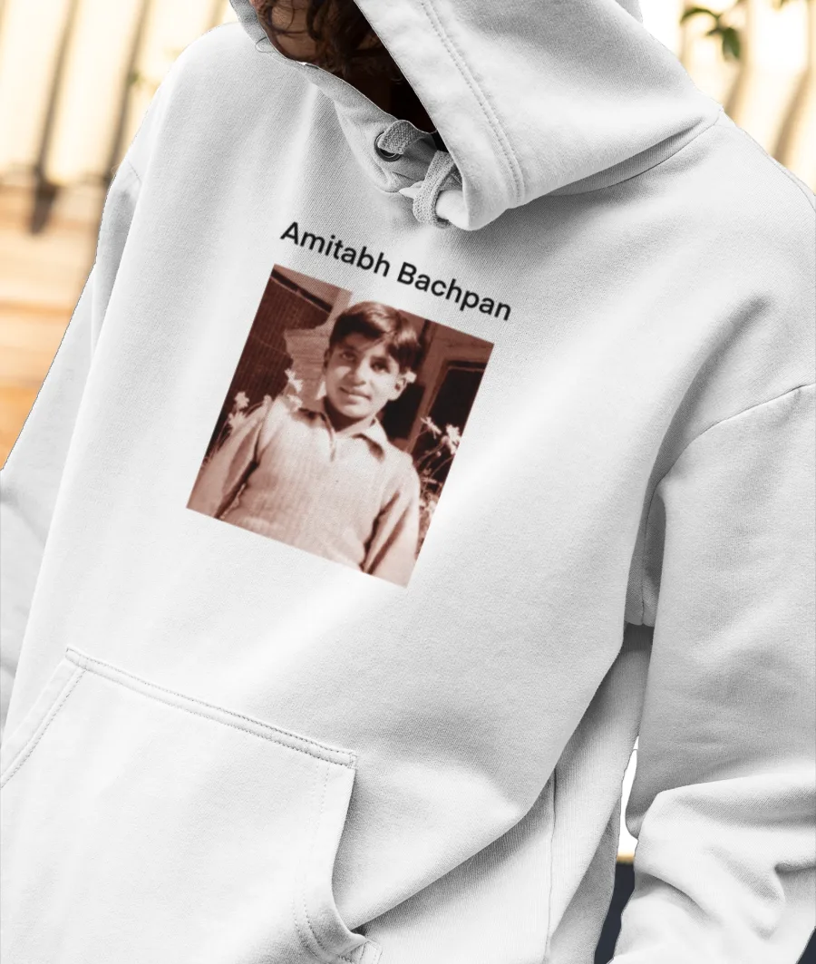 Amitabh Bachchan Pun Front-Printed Hoodie