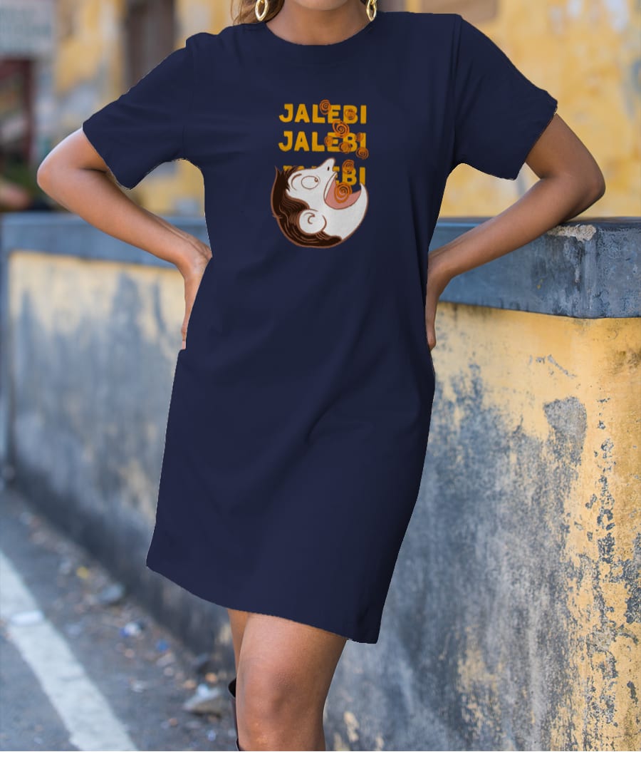 jalebi T-Shirt Dress