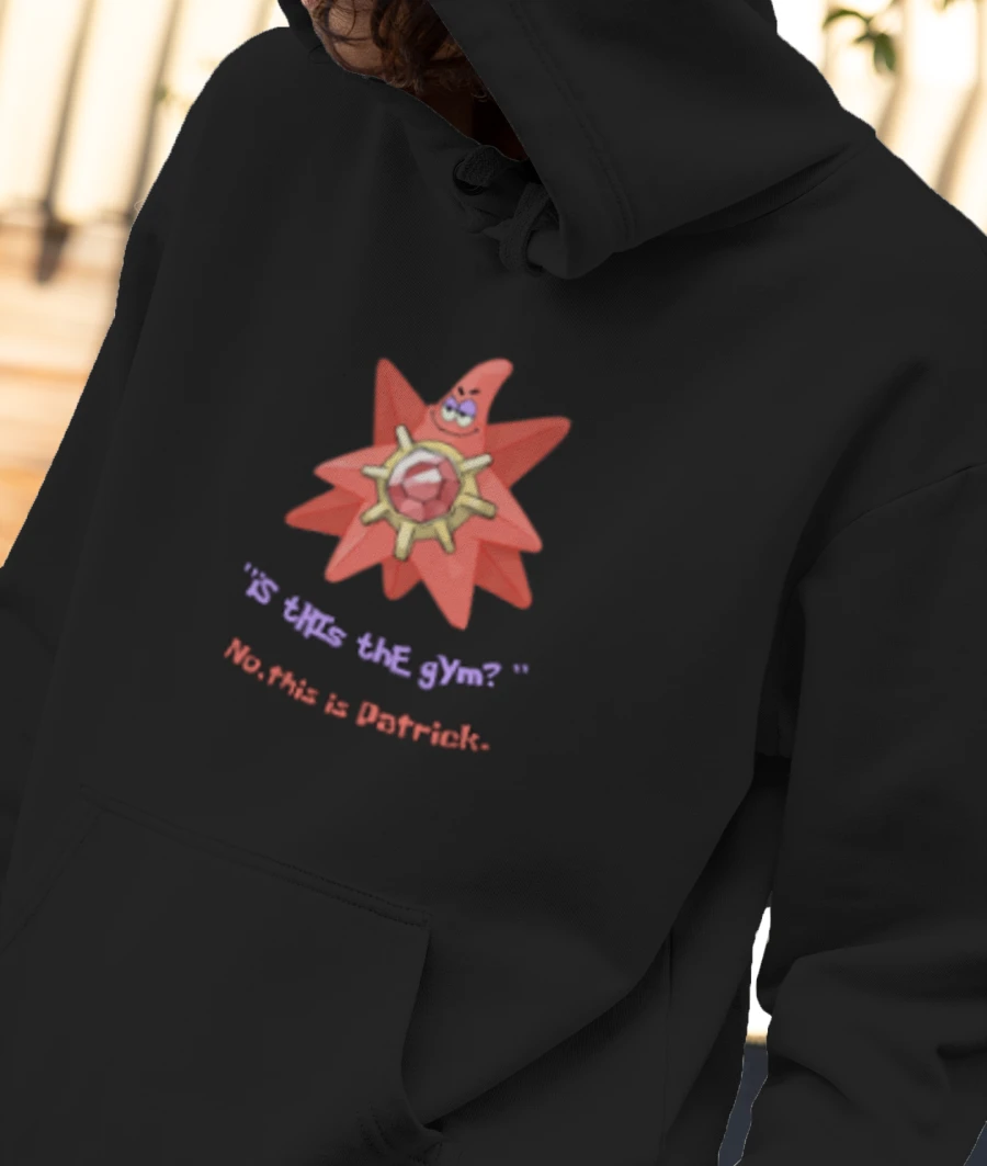 Patrick Starmie Front-Printed Hoodie