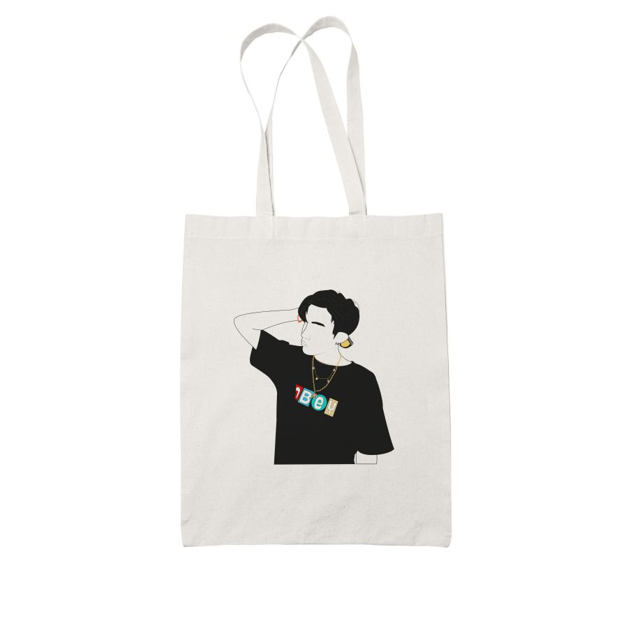 BTS J-Hope Dynamite Tote Bag Frankly Wearing