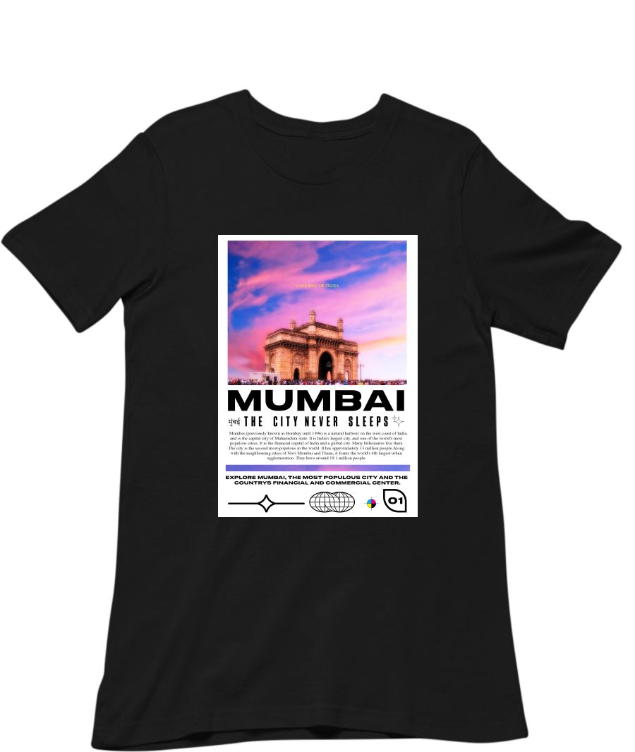 MUMBAI CITY T-Shirt Frankly Wearing