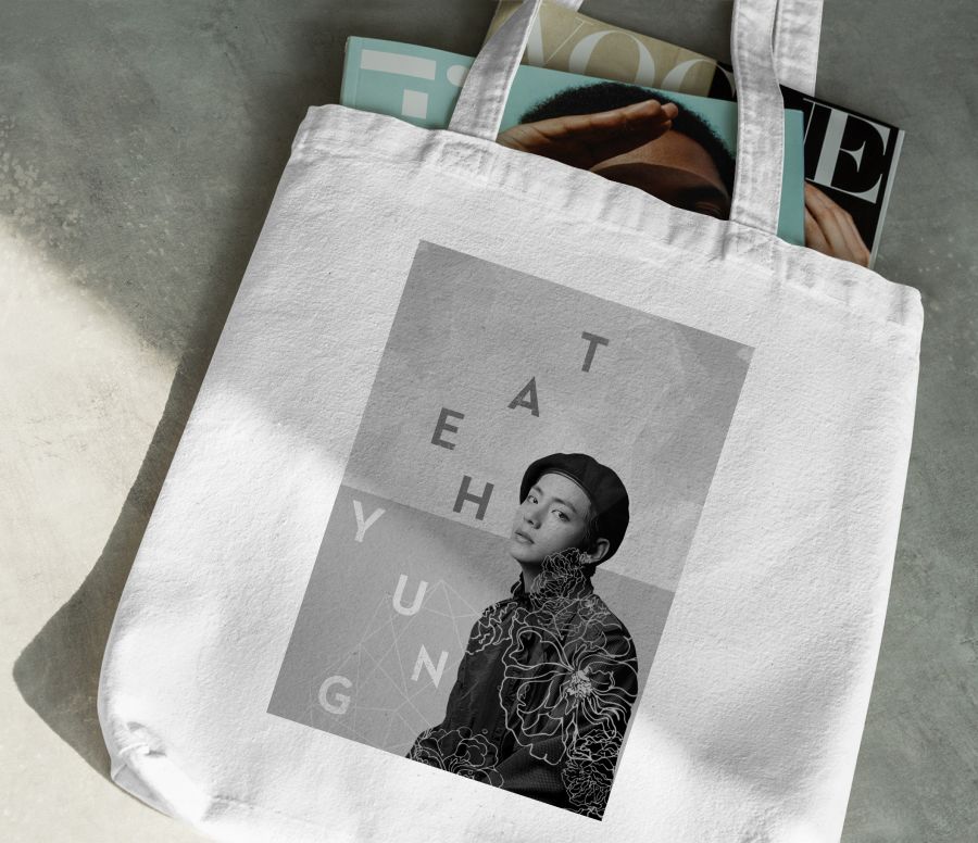 BTS- Kim Taehyung - Tote Bag