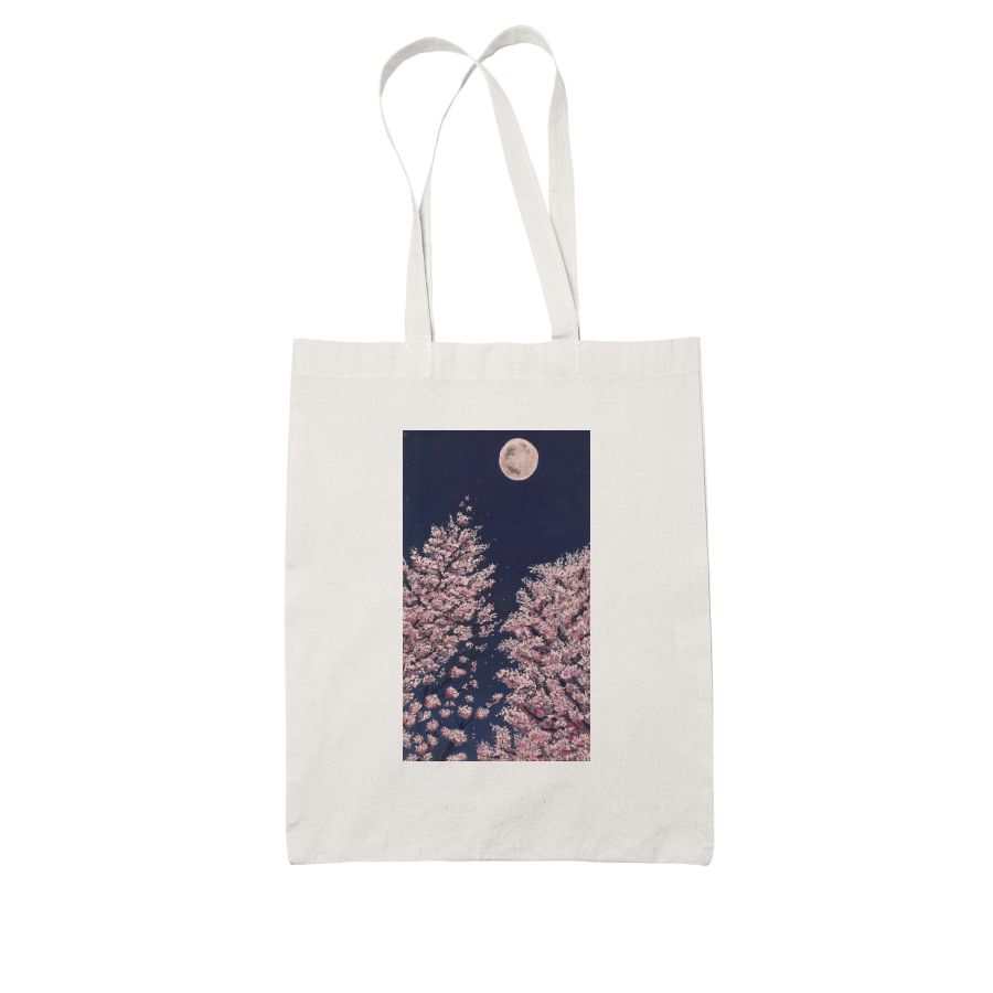 White Cherry Blossom Tote Bag