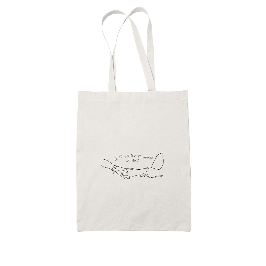 Call me by your name - White Tote Bag - Frankly Wearing