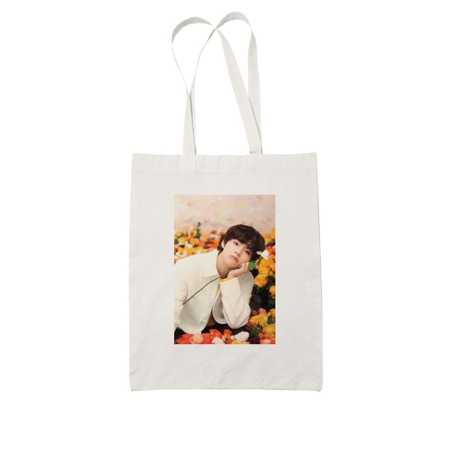 V Logo Tote Bag