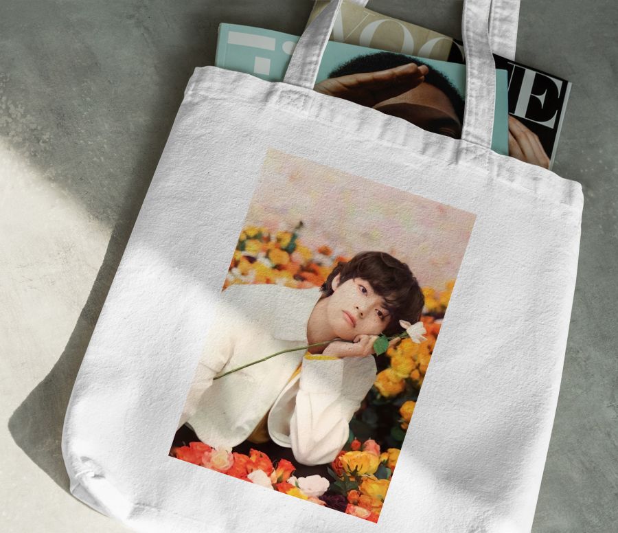 BTS V Taehyung Anime Tote Bag for Sale by stacyluis9