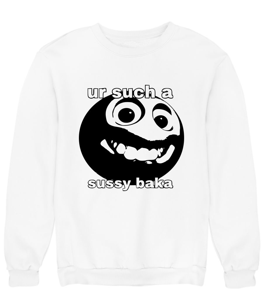 Sussy Baka Funny Sus Meme Pullover Hoodie