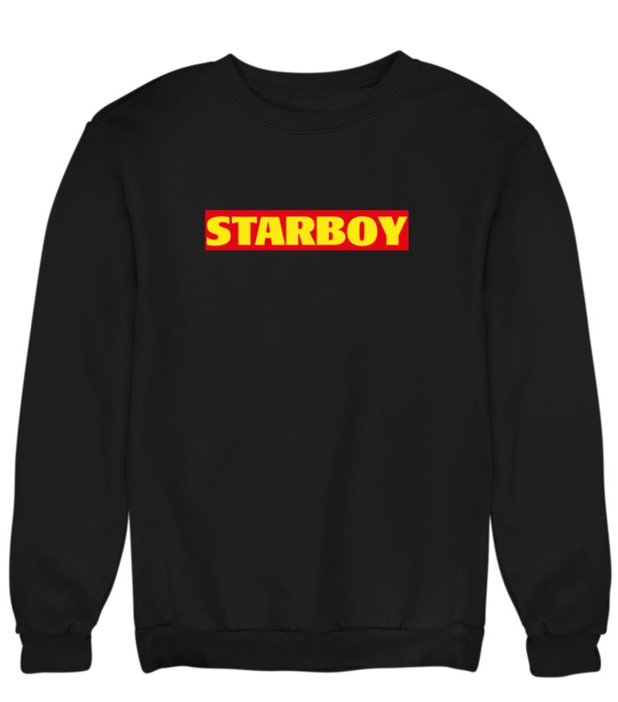 Starboy - The Weeknd - Front-Printed Hoodie - Frankly Wearing