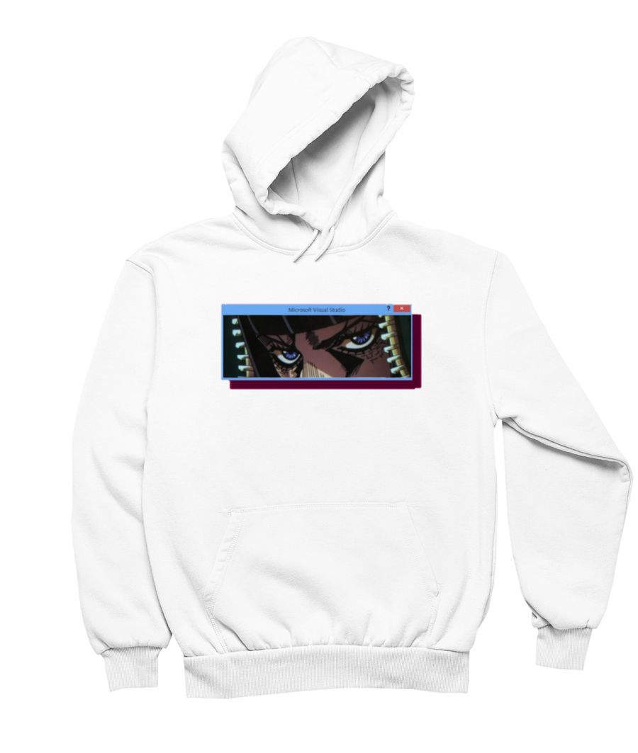 I feel so happy  anime eyes  Hoodie  Frankly Wearing