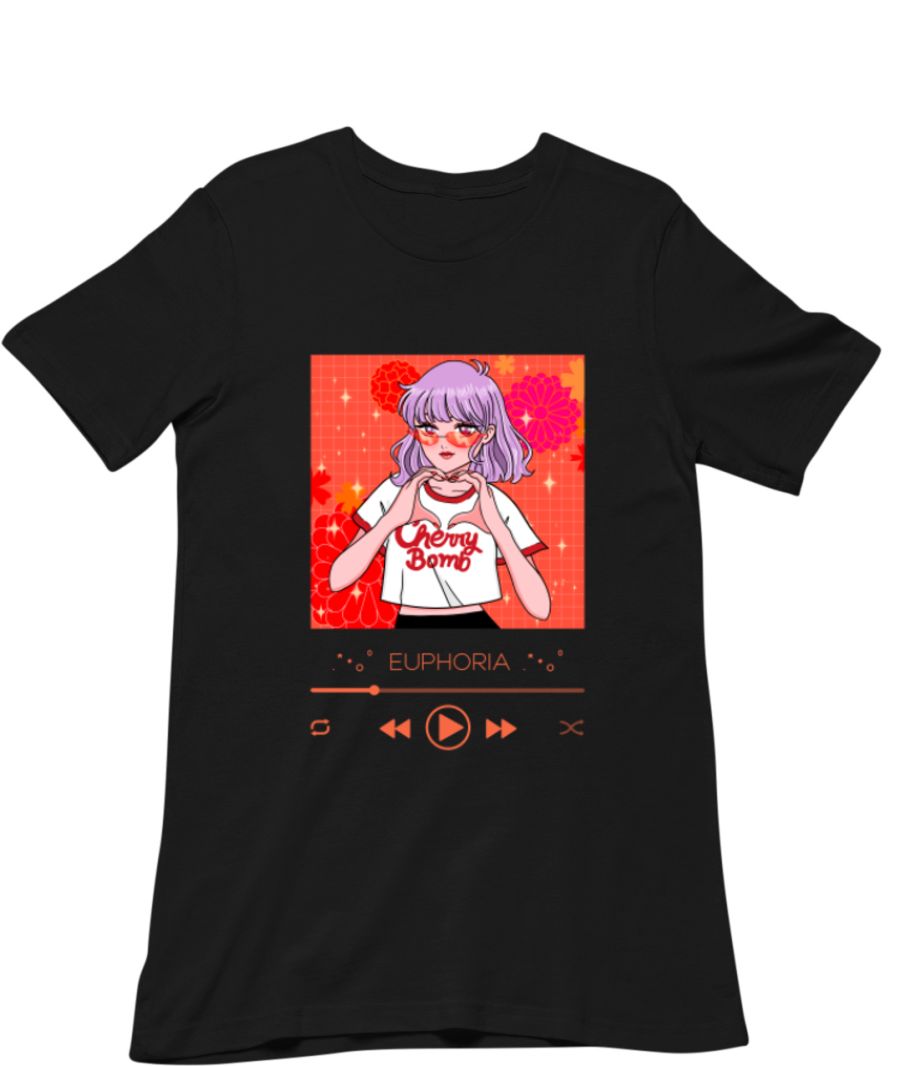 Anime Girl  Euphoria  Classic TShirt  Frankly Wearing