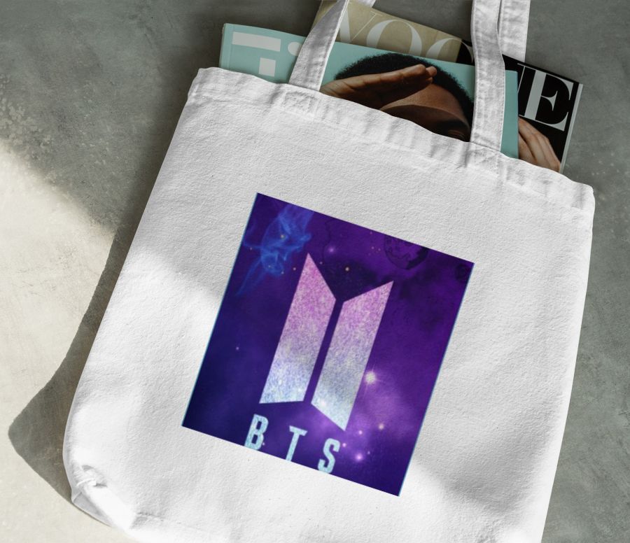 BTS galaxy logo - Tote Bag