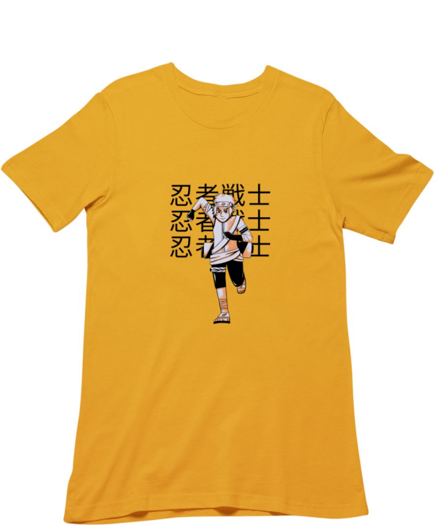 Anime Orange T-Shirt Frankly Wearing