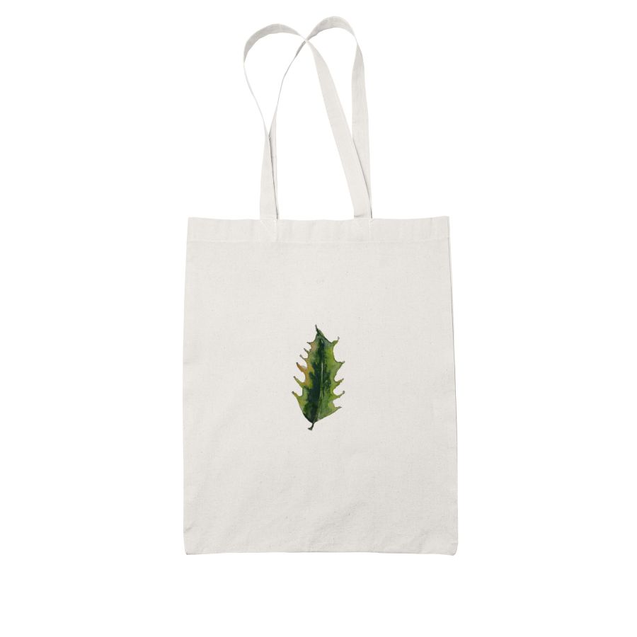 Go green leaves and flowers - White Tote Bag - Frankly Wearing