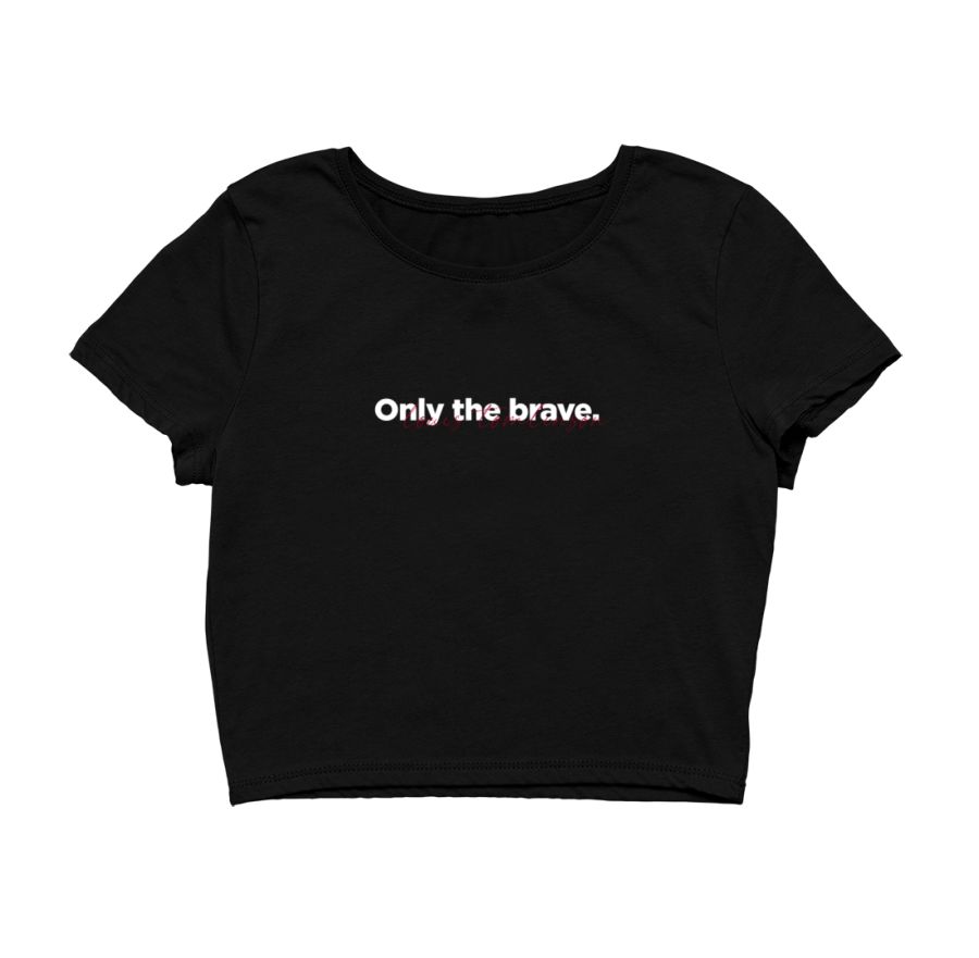 Only the brave - Louis Tomlinson Merchandise - Crop Top - Frankly Wearing