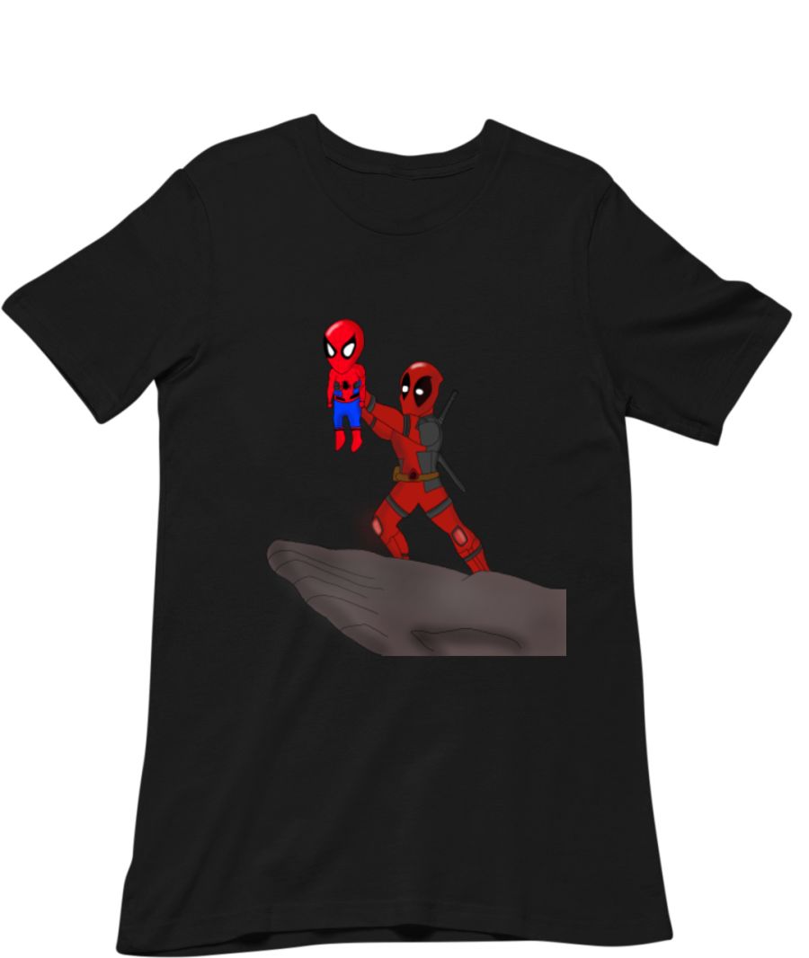 Deadpool * Spiderman - Classic T-Shirt - Frankly Wearing