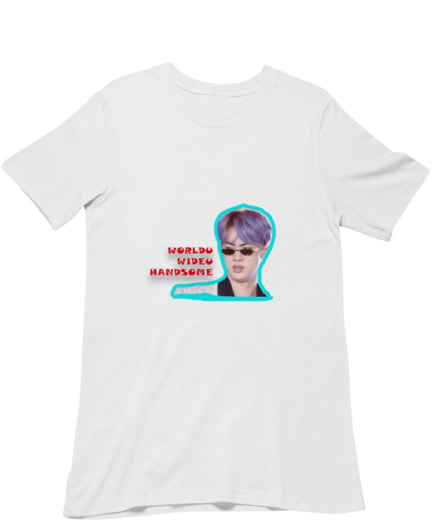 Worldwide Handsome Jin T-shirt Kim Seokjin Funny Meme Shirt 