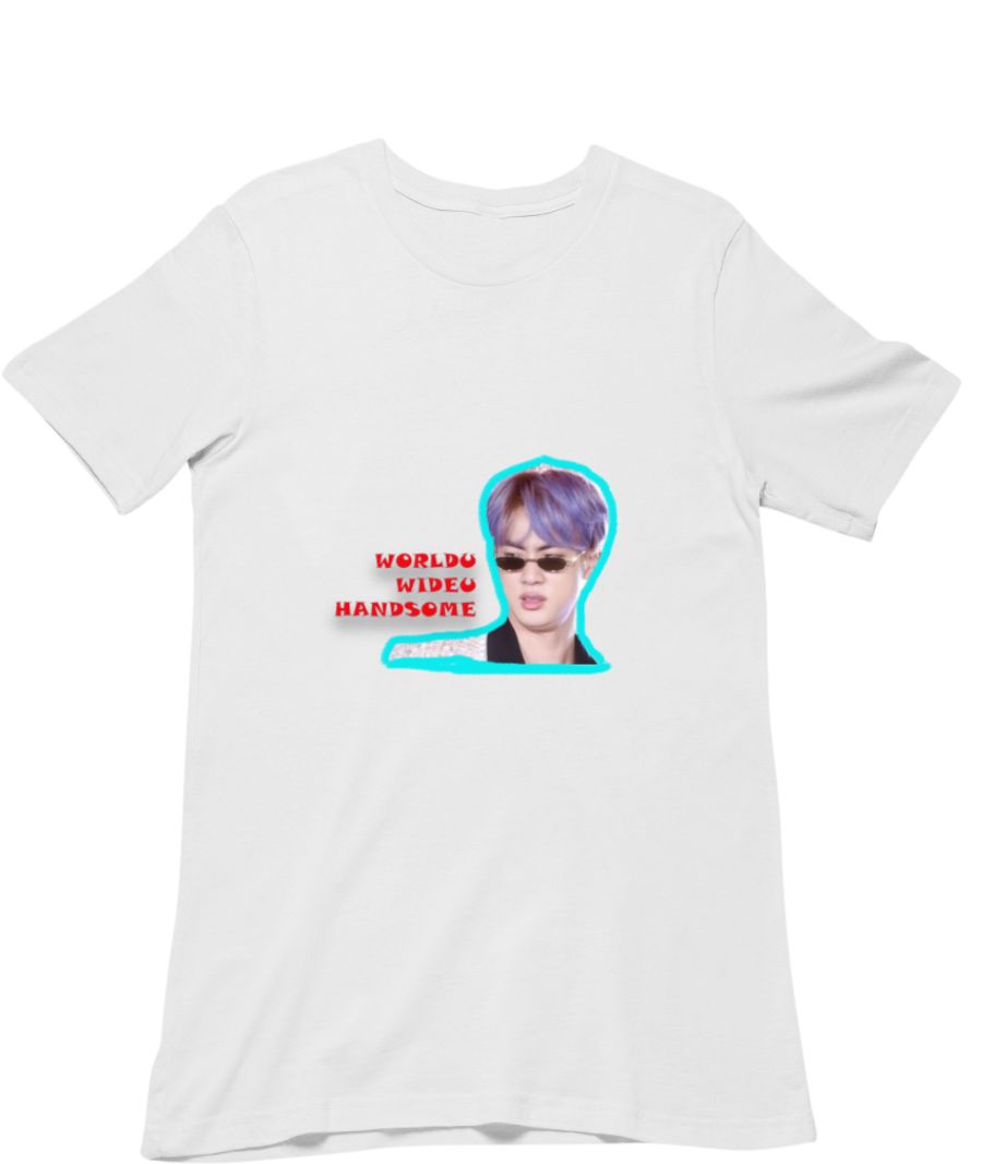 BTS Jin World Wide Handsome - Classic T-Shirt - Frankly Wearing