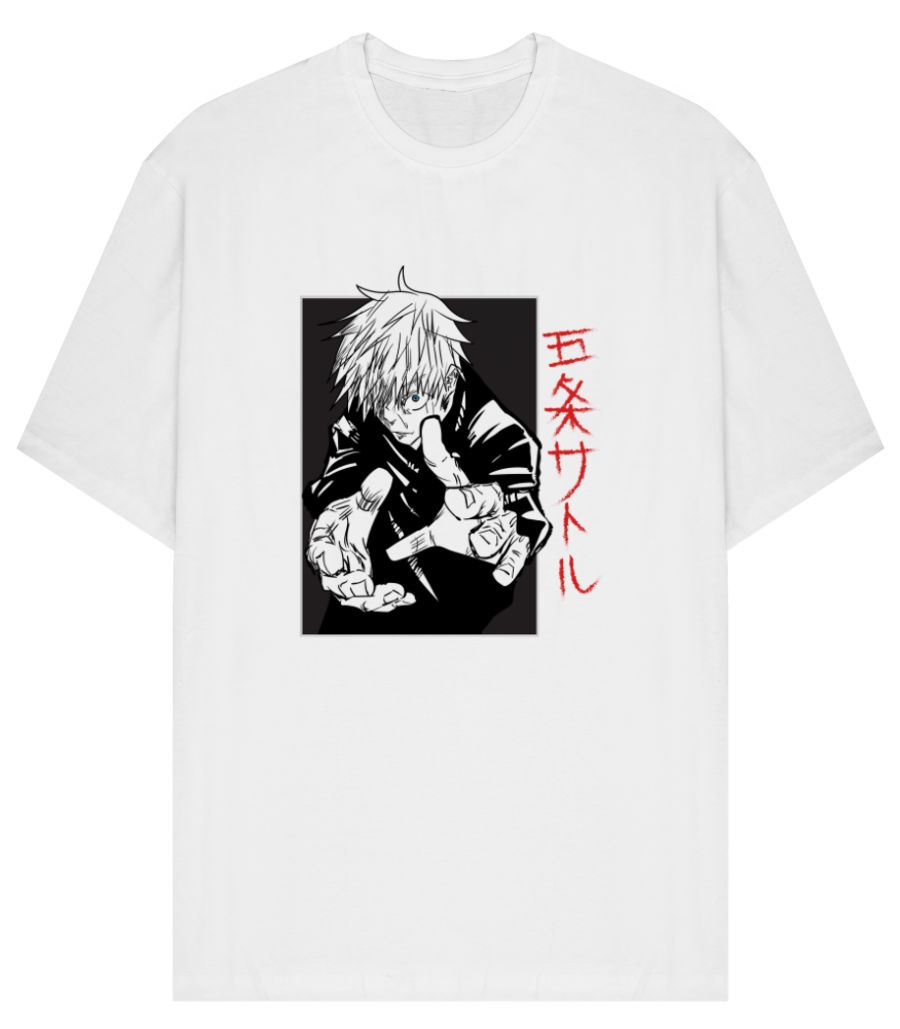 Glow In Dark Anime Men Oversized TShirt  teeshutin