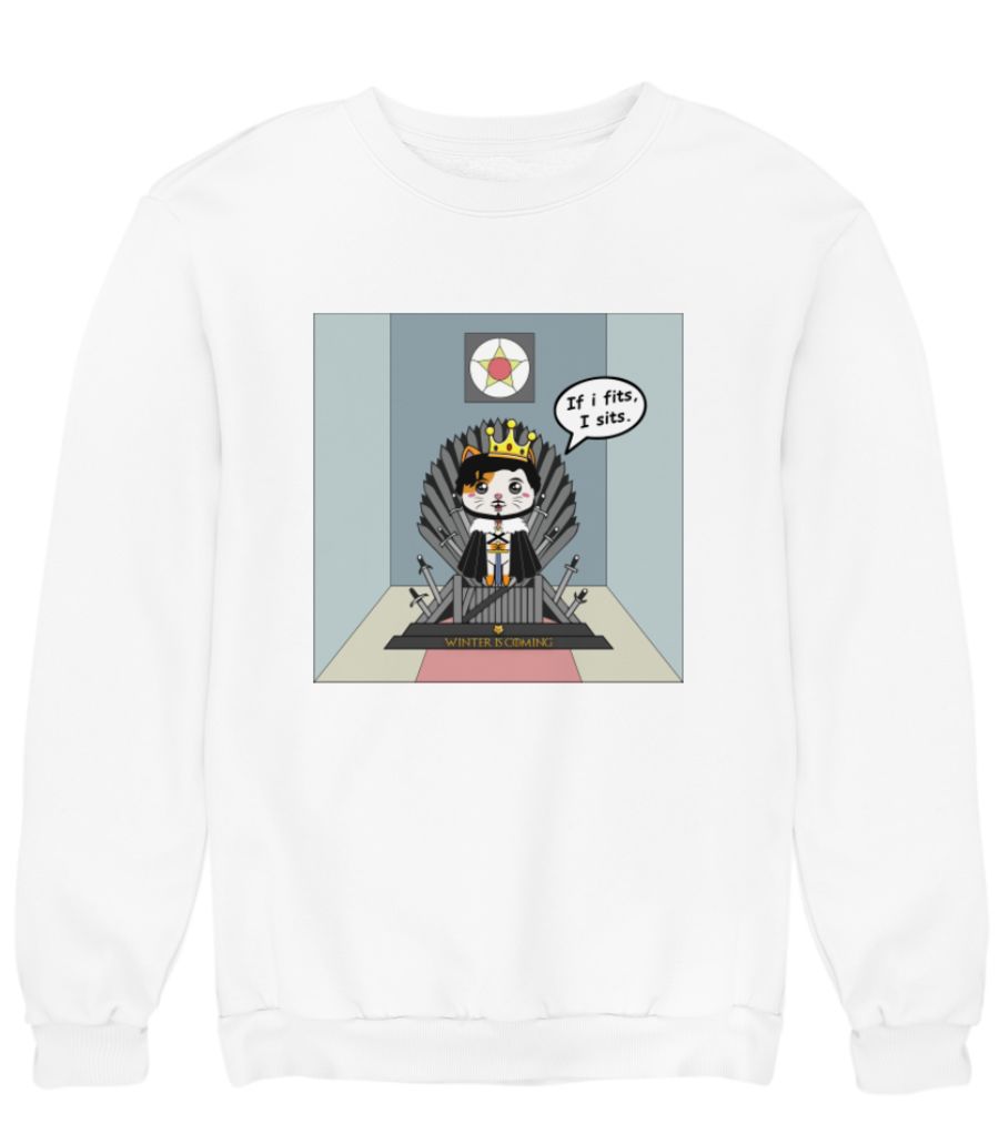 Funny cat meme Sweatshirt Frankly Wearing