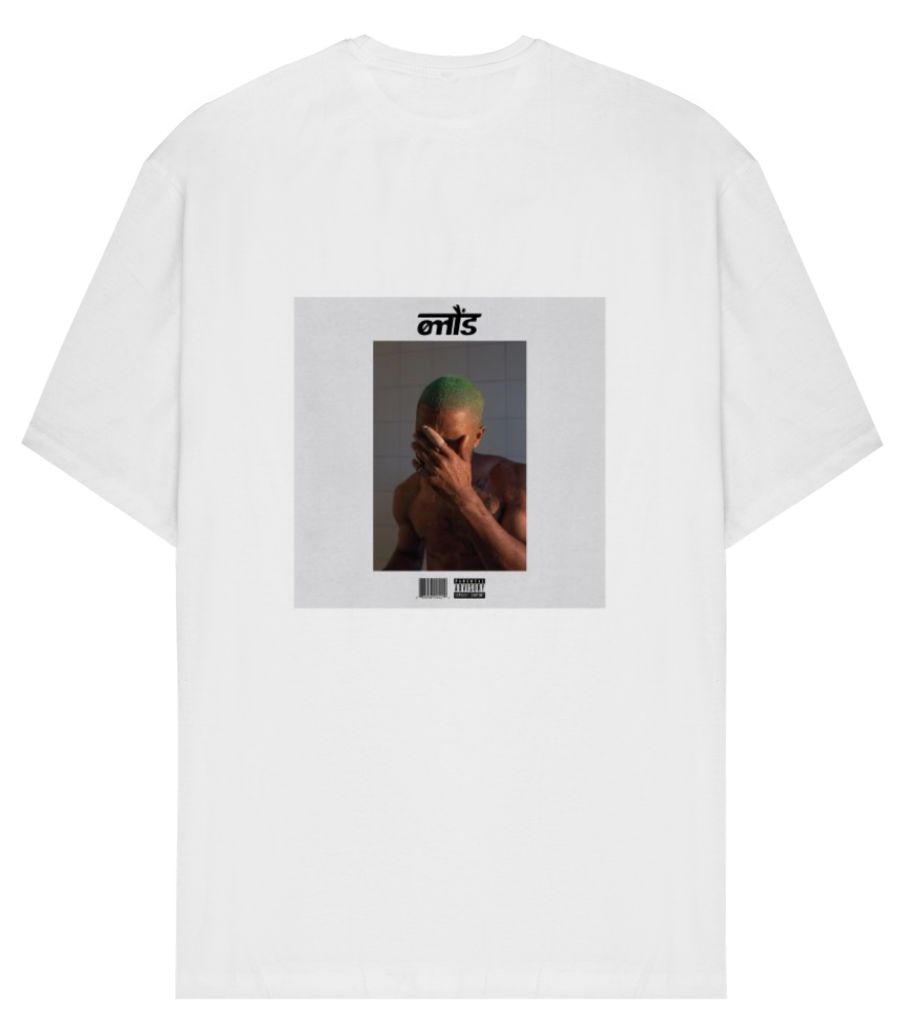 Frank Ocean Blonde Hindi Type - Oversized T-Shirt (Front & Back 