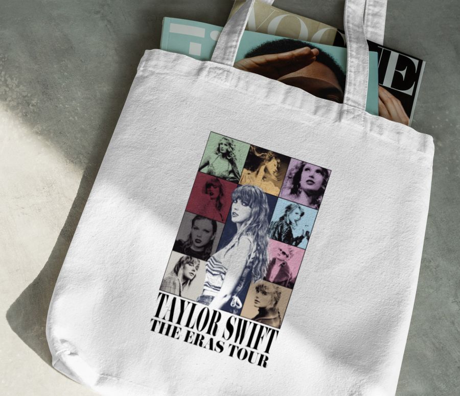 Taylor Swift Eras Canvas Tote Bag
