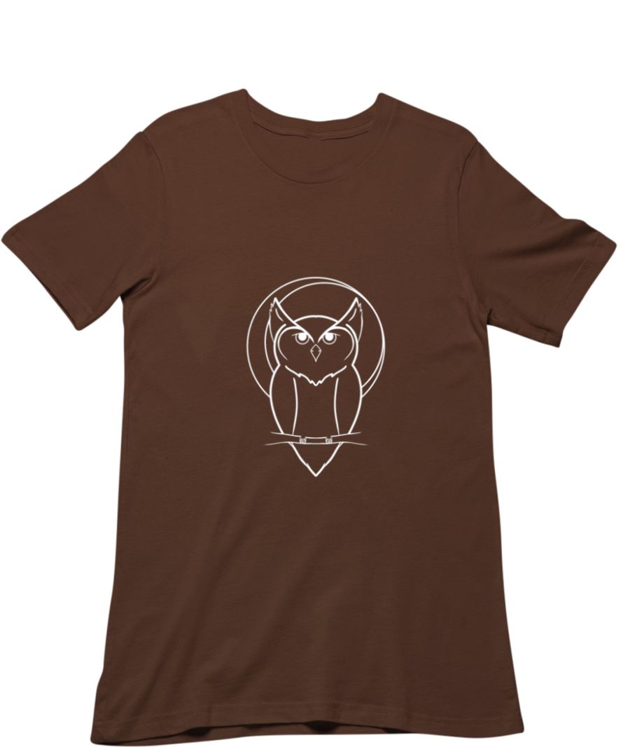 The Owl (white owl) T-Shirt Frankly Wearing