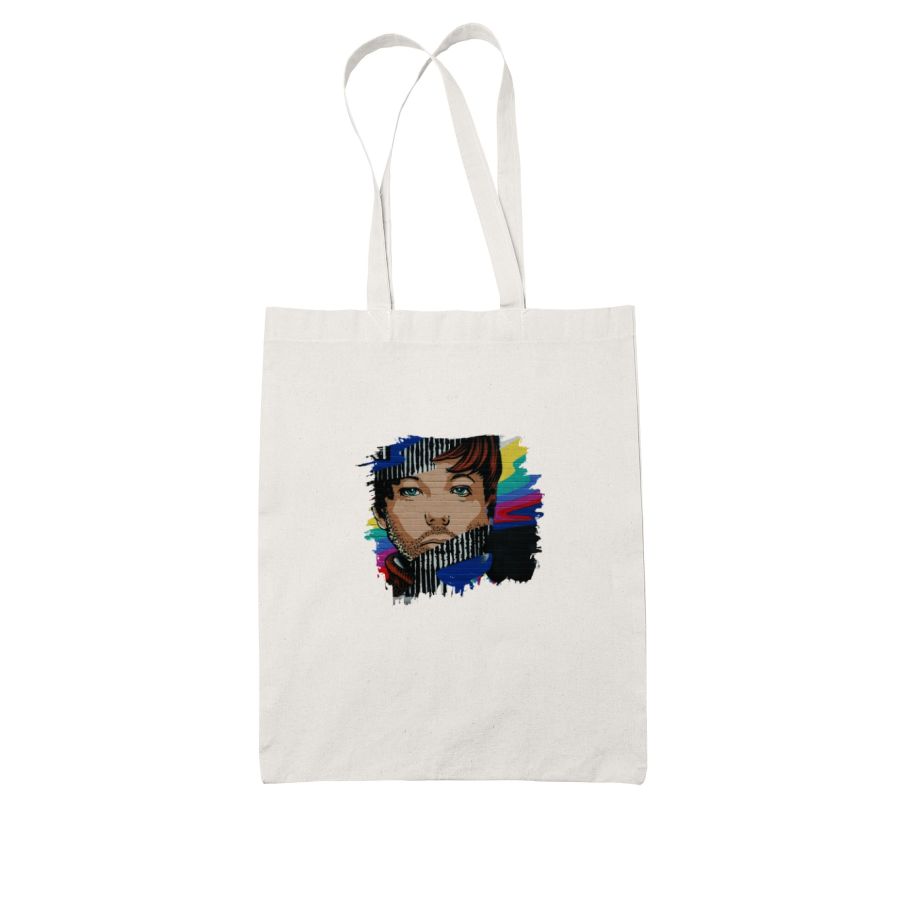 LOUIS TOMLINSON - White Tote Bag - Frankly Wearing