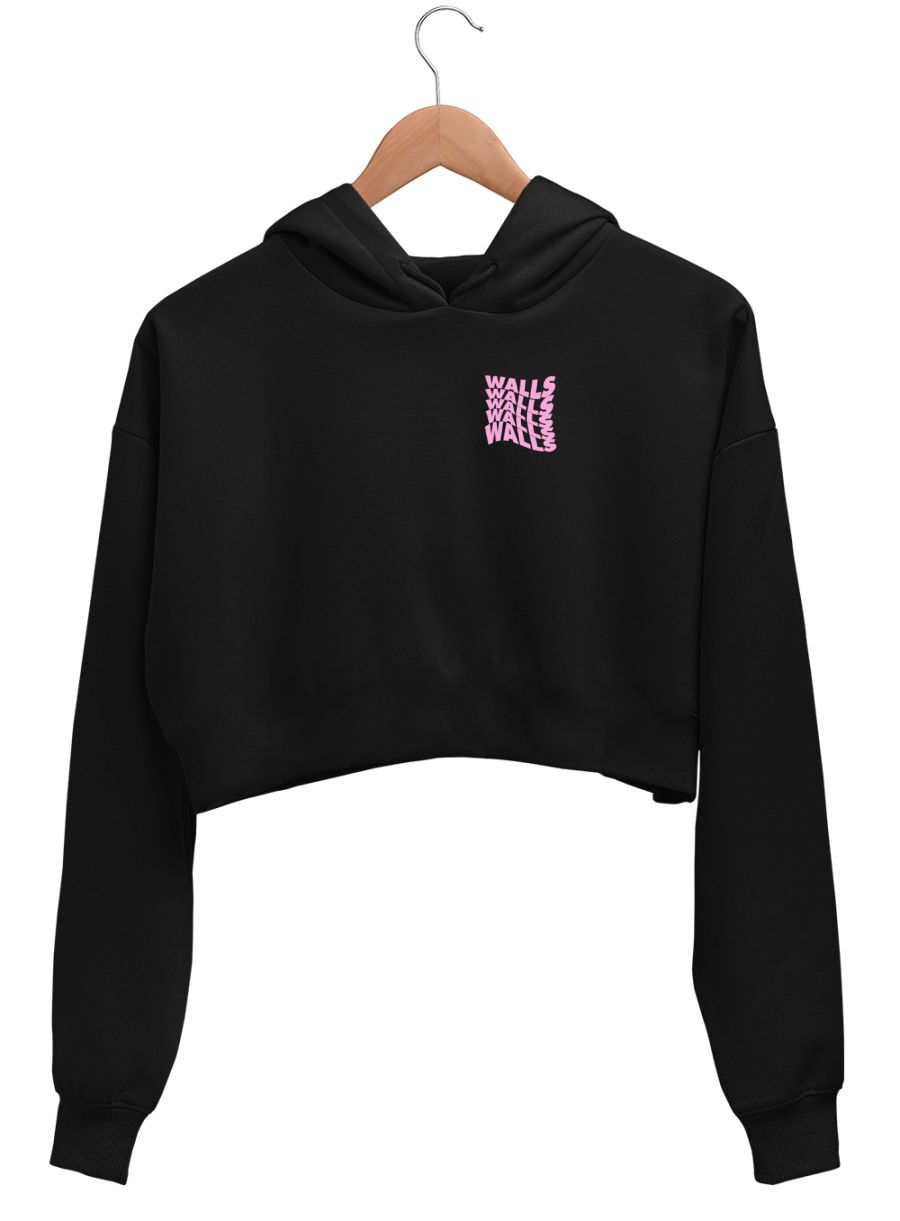 louis tomlinson walls merch - Crop Hoodie - Frankly Wearing