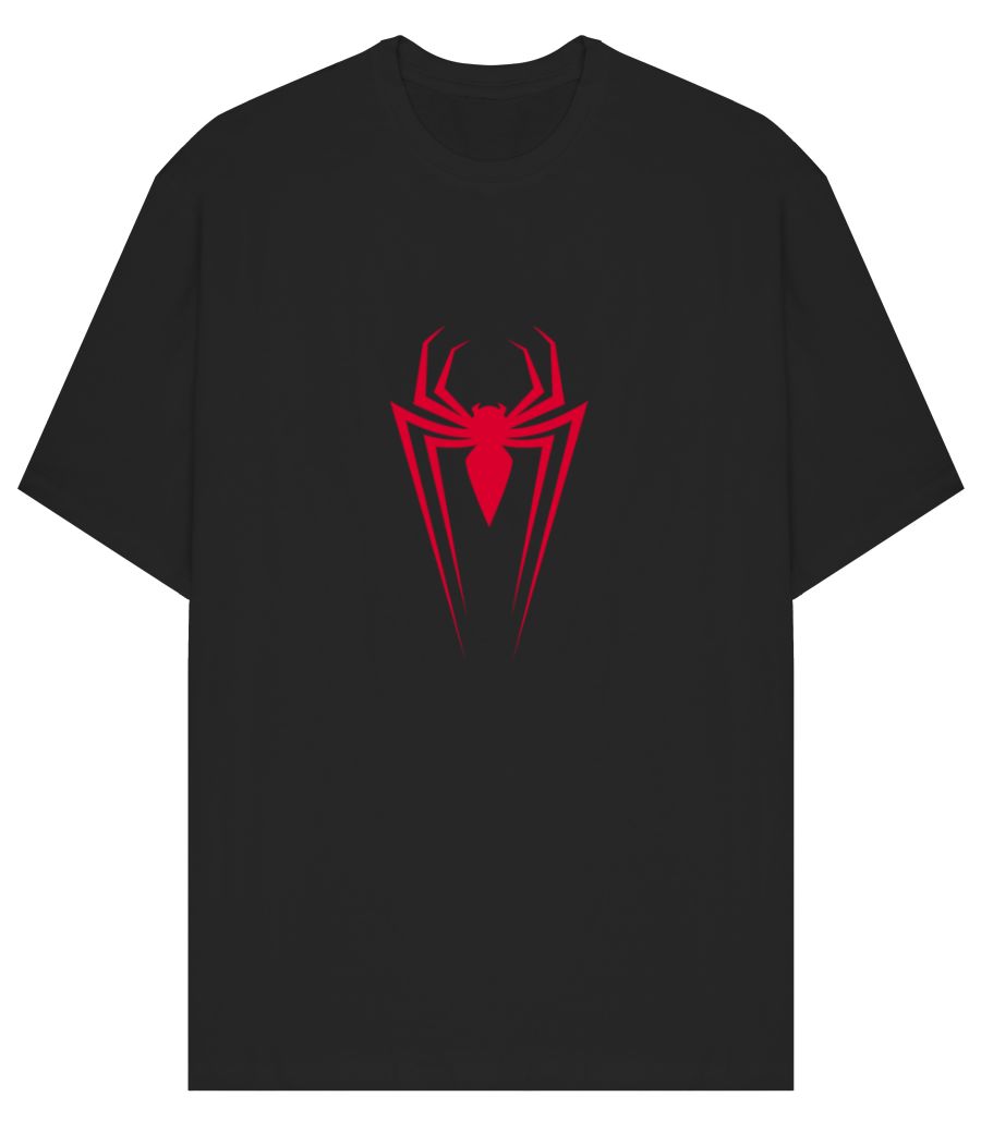 Spiderman Red Logo print Merch Oversized T-Shirt