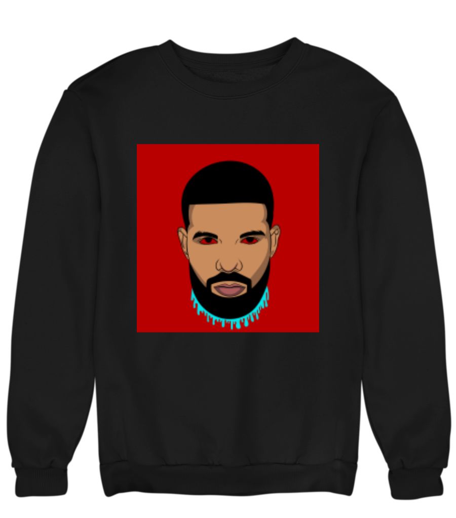 drake Sweatshirt Frankly Wearing