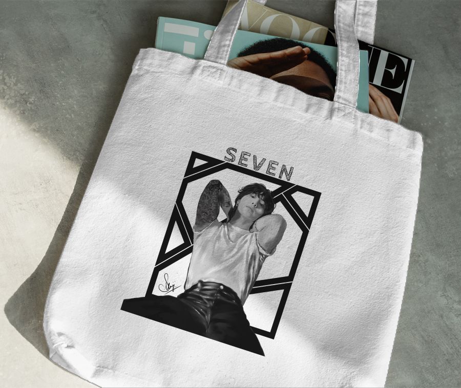 JUNGKOOK SEVEN Tote Bag - Frankly Wearing