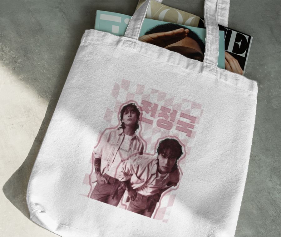 Jeon Jungkook Tote Bag - Frankly Wearing