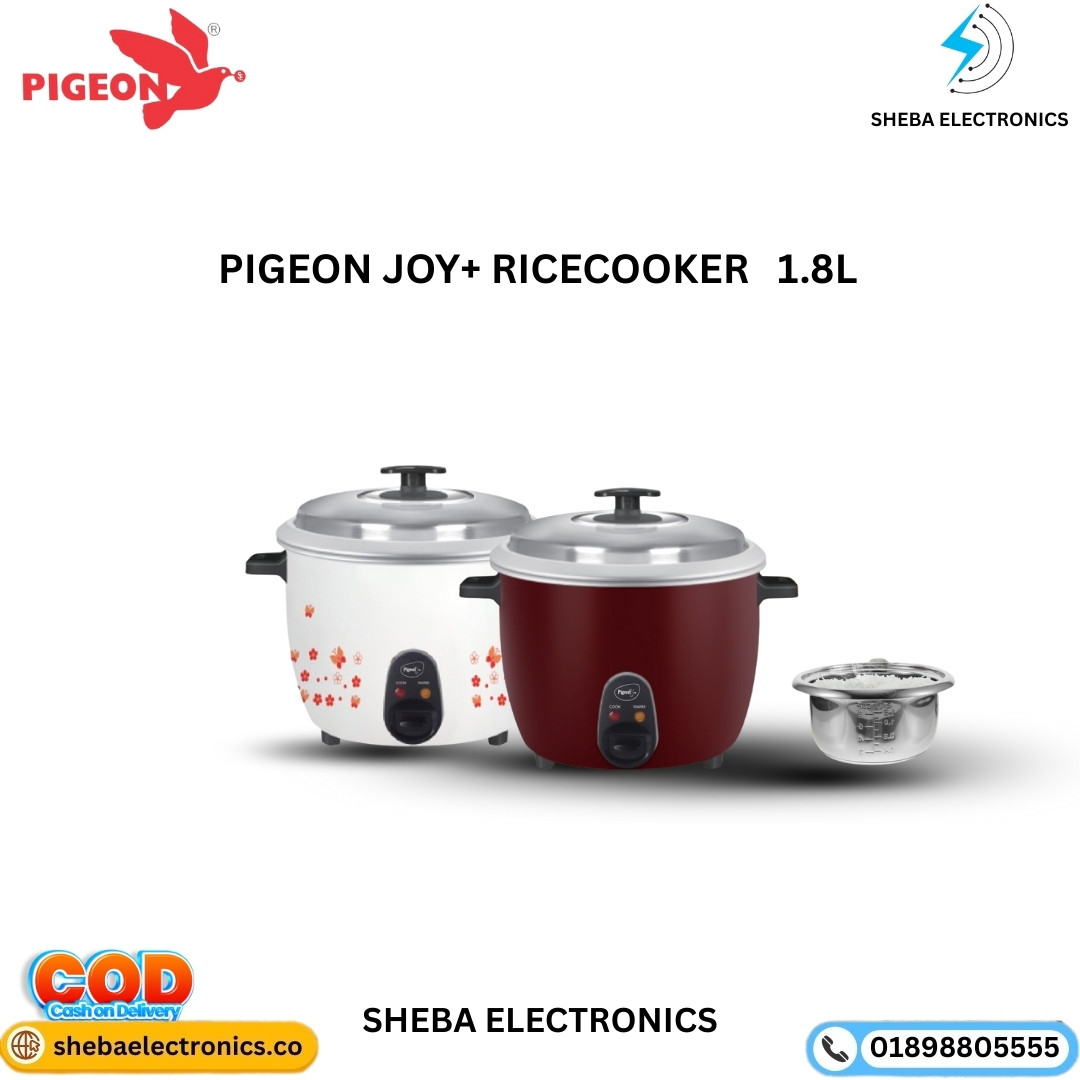 Pigeon Joy+ Electric Rice Cooker (1.8L) | SAP 390 | 700W - Thumbnail 5