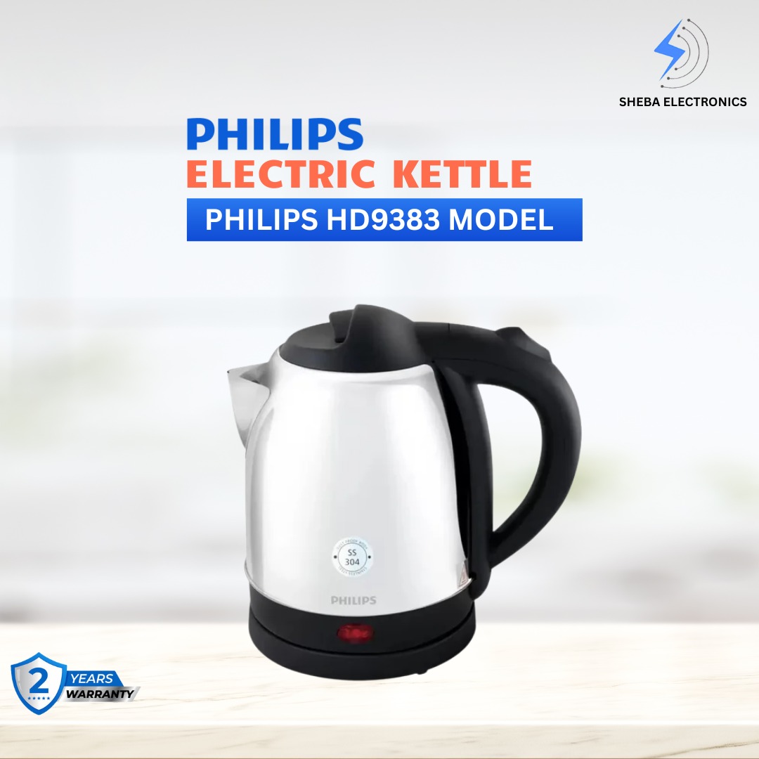 Philips Electric Kettle HD9383 – 1.8L, 230V, Triple Body, Auto Cut-Off 1500watts - Thumbnail 5
